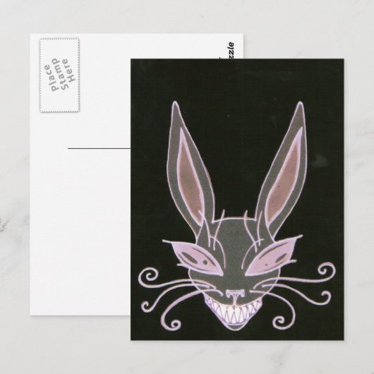 Hase Postkarte (Vorne/Hinten)