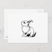 Hase Postkarte (Vorne/Hinten)