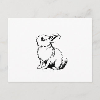 Hase Postkarte