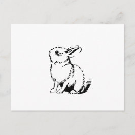 Hase Postkarte