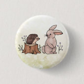 Hase und Igel Button (Vorderseite)