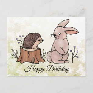 Hase und Igel Postkarte