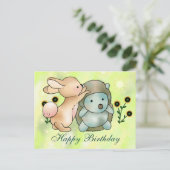 Hase und Igel Postkarte (Stehend Vorderseite)