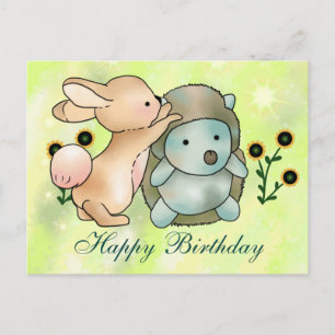 Hase und Igel Postkarte