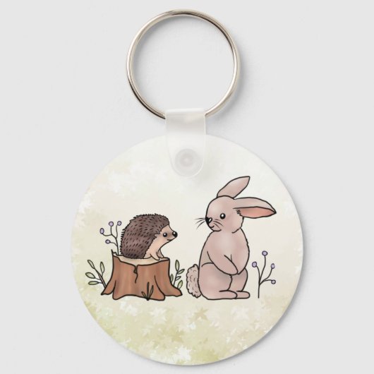 Hase und Igel Schlüsselanhänger (Vorderseite)