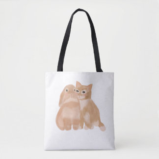 Hase und Katze! Totbeutel Tasche