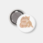 Hase und Katzenmagnet! Magnet (Vorderseite/Rückseite)
