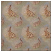 Hase- und Löwenzahnmalen Stoff (Muster)