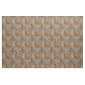 Hase- und Löwenzahnmalen Stoff (Fat Quarter (45,7 x 55,9 cm))