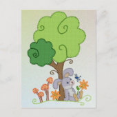Hase unterm Baum Postkarte (Vorderseite)