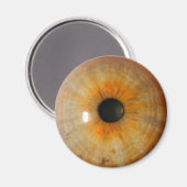 Haselauge mit Sommersprossen Magnet (Vorderseite/Rückseite)