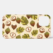 Haselnuss-Blätter Acorns Nahtloses Muster Case-Mate iPhone Hülle (Rückseite (Horizontal))
