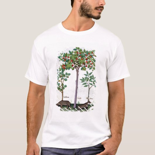 Haselnuss Bush und Kirschbaum T-Shirt (Vorderseite)