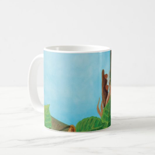 Haselnuss-Dormaus Kaffeetasse (Vorderseite Links)