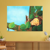 Haselnuss-Dormaus Leinwanddruck (Insitu (Wohnzimmer))