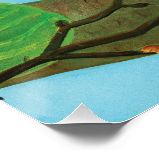 Haselnuss-Dormaus Poster (Ecke)