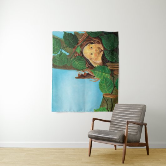 Haselnuss-Dormaus Wandteppich (Beispiel)