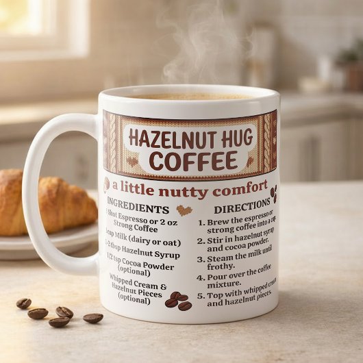Haselnuss-Kaffee-Rezept Kaffeetasse