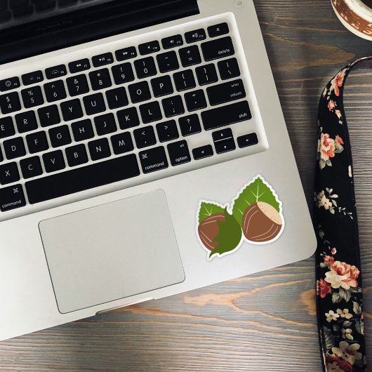 Haselnüsse Aufkleber