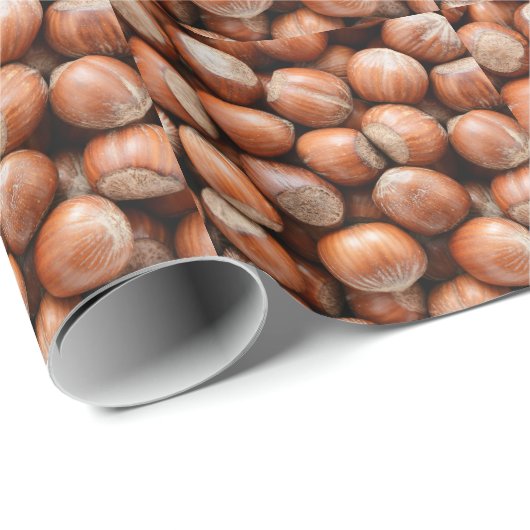 Haselnüsse Geschenkpapier (Rolleneckpunkt)