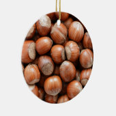 Haselnüsse Keramik Ornament (Rechts)
