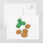 Haselnüsse Postkarte (Vorne/Hinten)