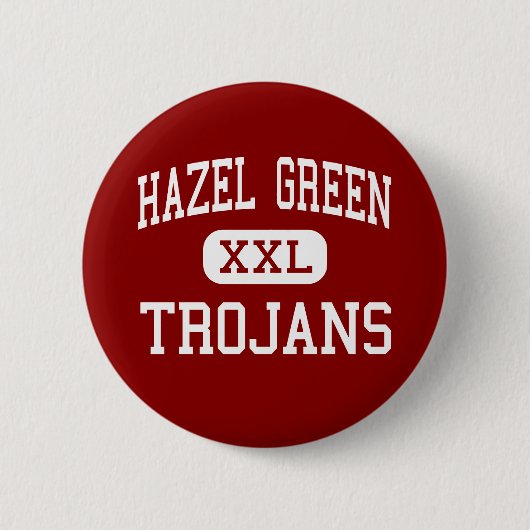Haselnussgrün - Trojan - hoch - grünes Button (Vorderseite)