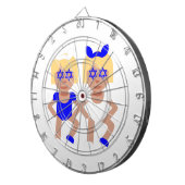 Haselohren Dartscheibe (Vorderseite rechts)