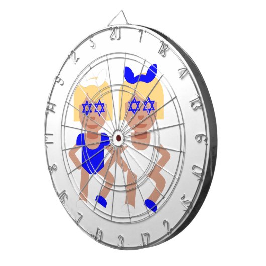 Haselohren Dartscheibe (Vorderseite rechts)