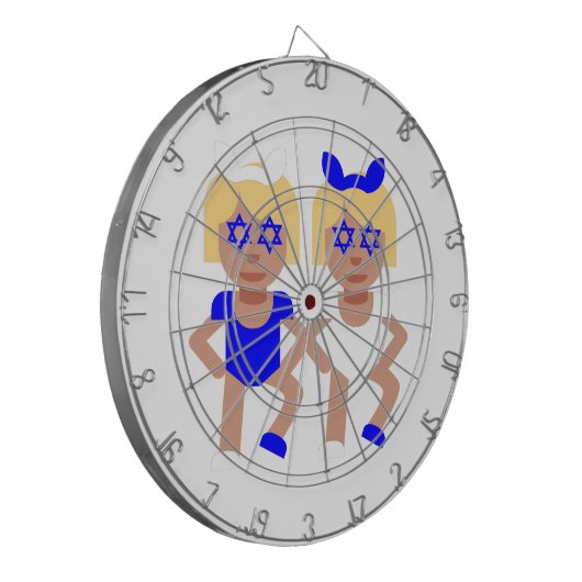 Haselohren Dartscheibe (Vorderseite Links)