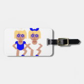 Haselohren Gepäckanhänger (Vorderseite horizontal)