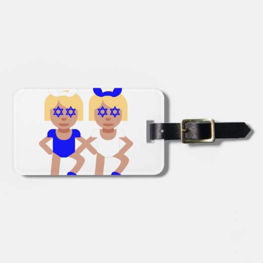 Haselohren Gepäckanhänger (Vorderseite horizontal)