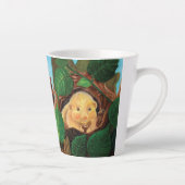 Haselschläfer essen Haselnuss kleine Latte-Tasse Milchtasse (Rechts)