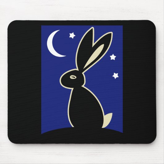 Hasen an der Dämmerung Mousepad (Vorne)