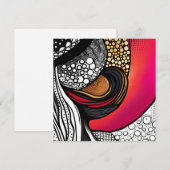 Hasen aus feiertagskarte (Vorne/Hinten)