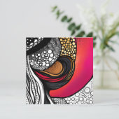 Hasen aus feiertagskarte (Stehend Vorderseite)