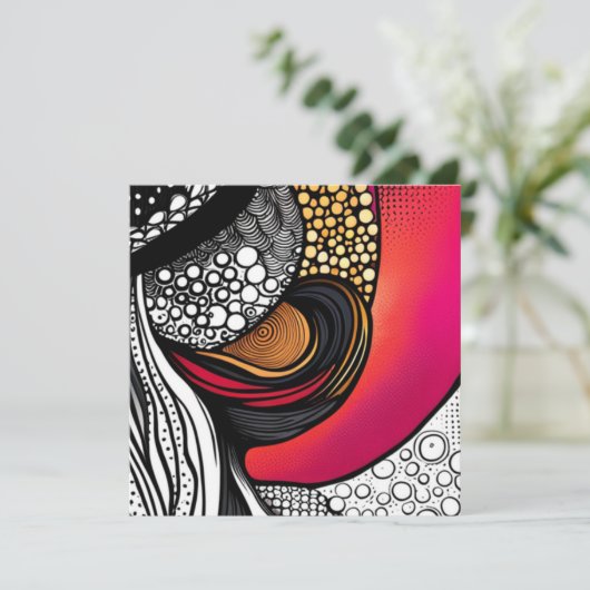 Hasen aus feiertagskarte (Stehend Vorderseite)