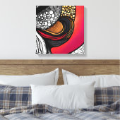 Hasen aus leinwanddruck (Insitu (Schlafzimmer))