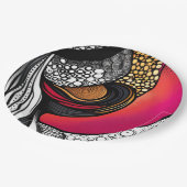 Hasen aus pappteller (Schrägansicht)