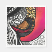 Hasen aus serviette (Vorderseite)