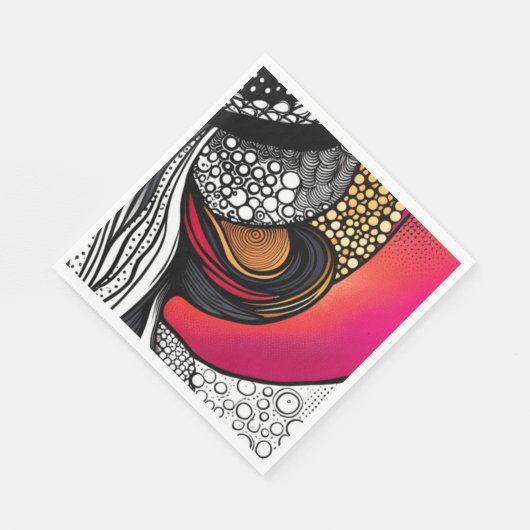 Hasen aus serviette (Ecke)