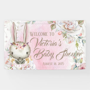 Hasen-Baby-Shower-Banner Banner