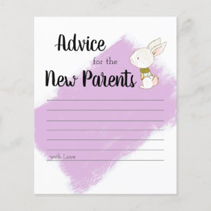 Hasen-Baby-Shower-Spiel - Tipps Flyer