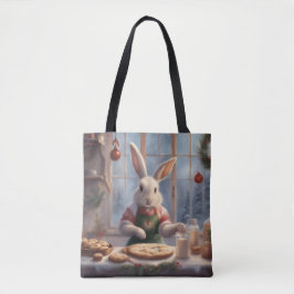Hasen backt Weihnachtskekse Weihnachtsgeschenktasc Tasche