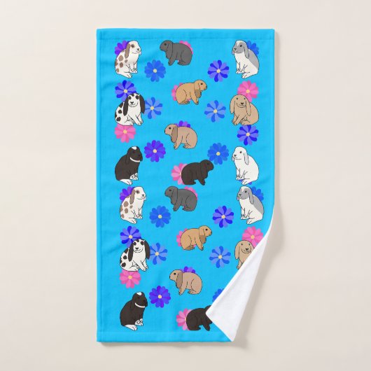 Hasen Badhandtuch Set (Handtuch)