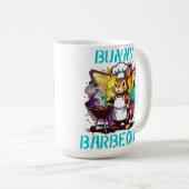 Hasen-Barbecue Kaffeetasse (VorderseiteRechts)