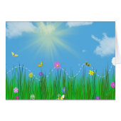 Hasen durch Gras (Vorderseite (Horizontal))