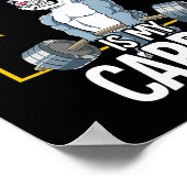 Hasen-Fahrbahn Poster (Ecke)