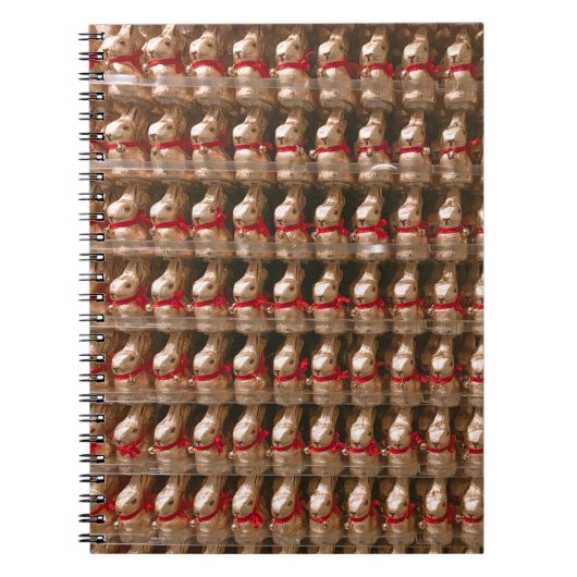 Hasen-Figuren Notizblock (Vorderseite)