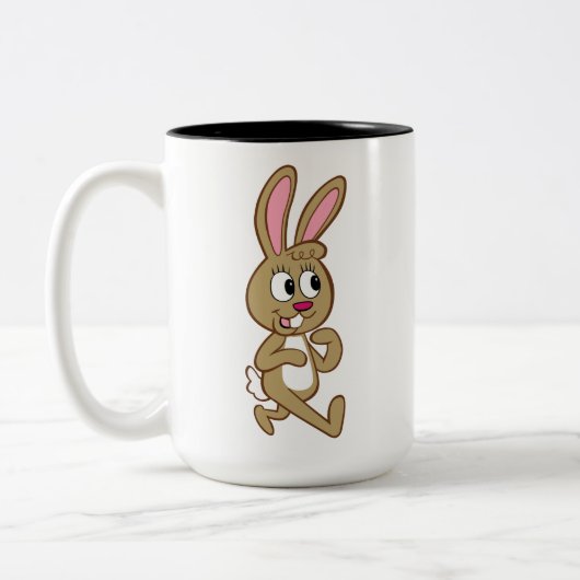 Hasen FörsterRick | Becky Zweifarbige Tasse (Links)